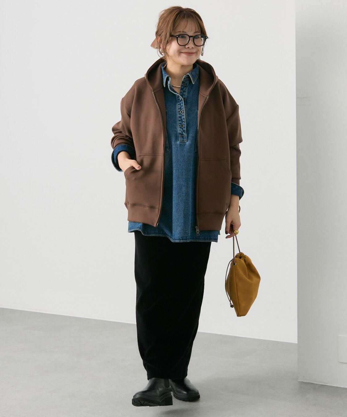  「【＠noricorico102企画】ダンボールWジップパーカー」|パーカー|