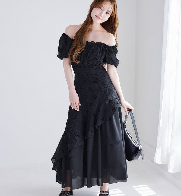  「【リバイバル】イレヘムティアードロングワンピース」|ワンピース|