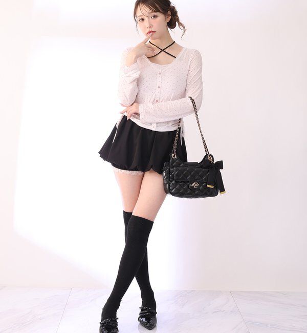  「ビスチェsetドロストカーディガン」|プルオーバー|