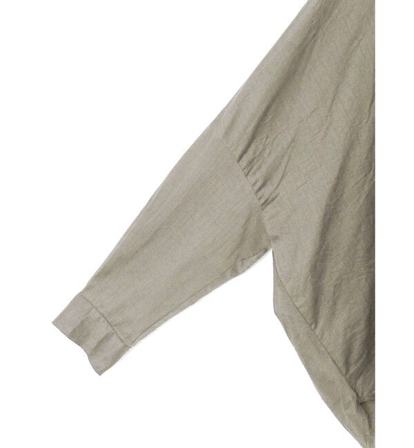 mizuiro ind「mizuiro ind バックギャザーワイドシャツ」|シャツ・ブラウス|