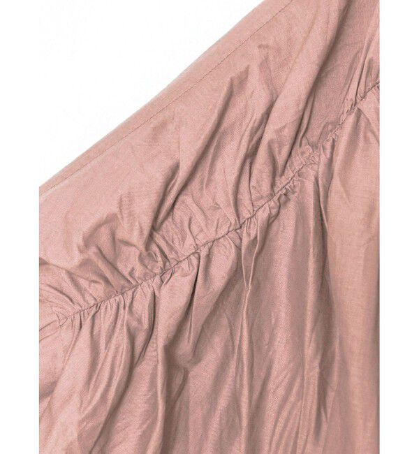 mizuiro ind「mizuiro ind バックギャザーワイドシャツ」|シャツ・ブラウス|