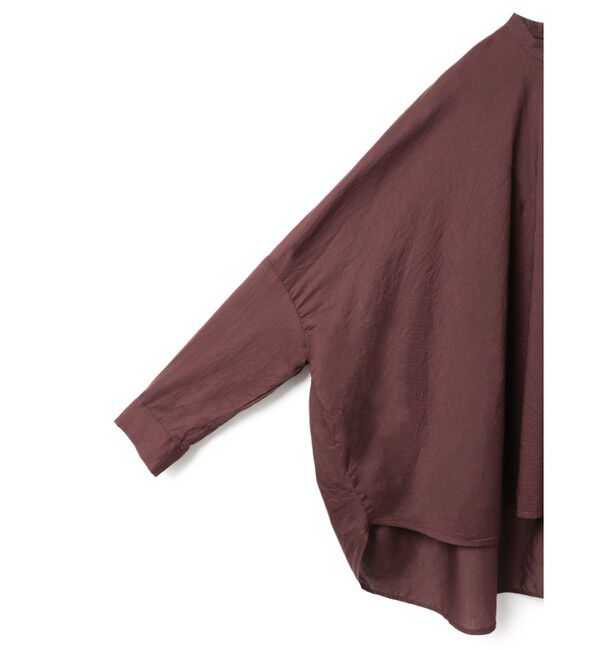 mizuiro ind「mizuiro ind バックギャザーワイドシャツ」|シャツ・ブラウス|