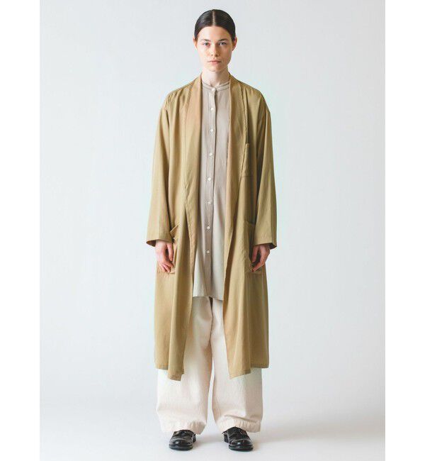 mizuiro ind「mizuiro ind ドレープガウンコート」|カーディガン|