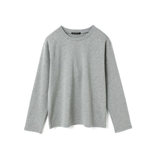 mizuiro ind「mizuiro ind クルーネックT」|Tシャツ・カットソー|グレー