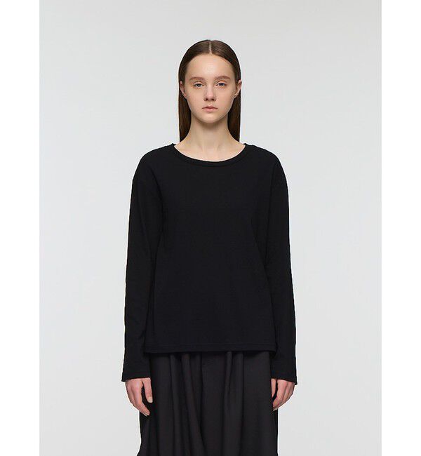 mizuiro ind「mizuiro ind クルーネックT」|Tシャツ・カットソー|ブラック