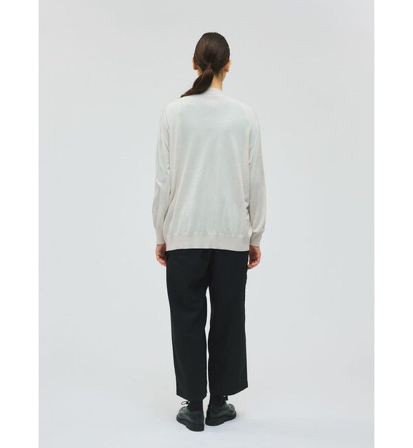 mizuiro ind「mizuiro ind Vネックワイドカーディガン」|カーディガン|