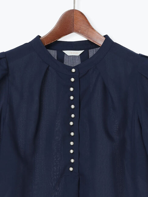Te chichi「フロントメニーパールボタンブラウス」|シャツ・ブラウス|