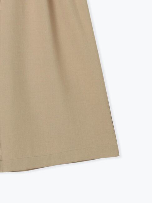 Te chichi「金釦麻調タックガウチョパンツ（セットアップ可）」|その他|