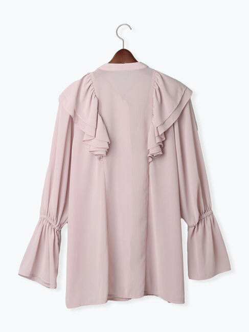 Te chichi「ボウタイチュニックフリルブラウス《2025Autumn catalog vol.2 item》」|シャツ・ブラウス|
