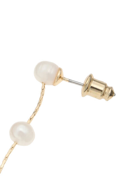 Te chichi「パールロングチェーンピアス」|ピアス|