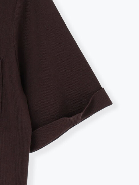 Te chichi「【調温】14G総針ハーフスリーブニットジャケット」|カーディガン|