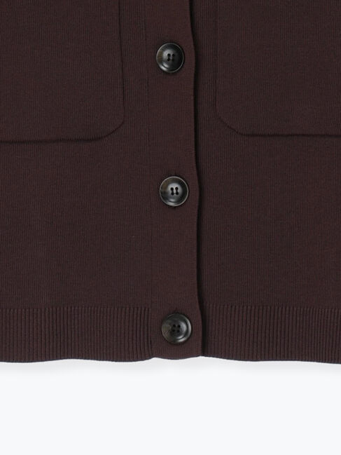 Te chichi「【調温】14G総針ハーフスリーブニットジャケット」|カーディガン|