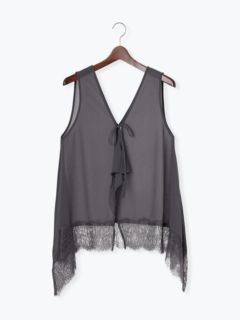 Te chichi「レースイレヘムシアーレイヤードジレ」|ダウンベスト・ベスト|