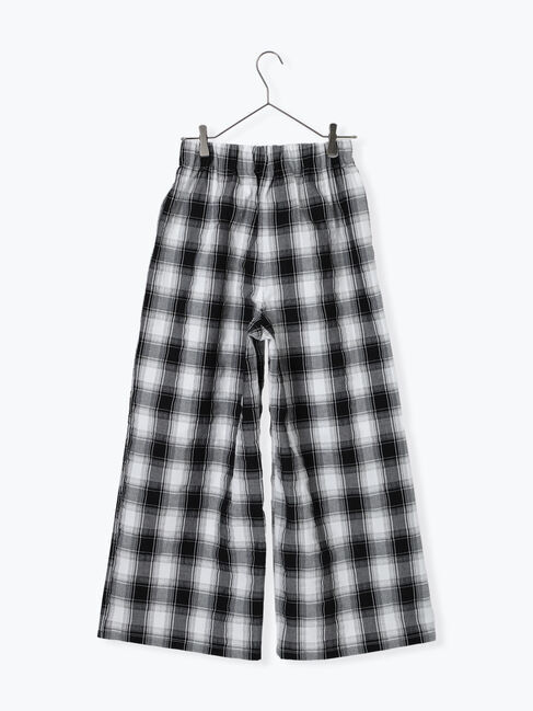 sm2rhythm「シャーリングチェックイージーパンツ」|その他|