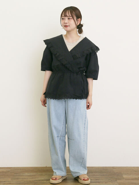 Samansa Mos2「◎カシュクールレースブラウス」|シャツ・ブラウス|