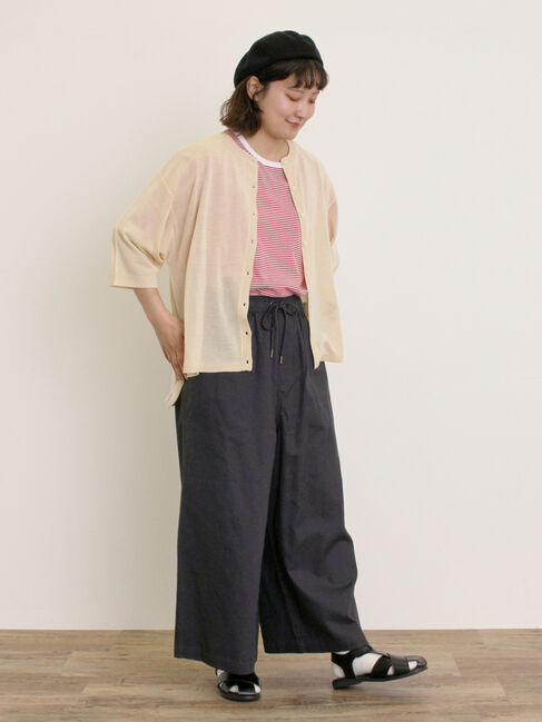 Samansa Mos2「【M/Lサイズ】ツイルストレートパンツ」|その他|