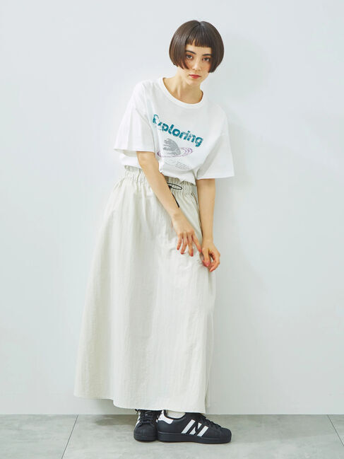 SM2「[接触冷感]スペースモチーフプリントTシャツ」|Tシャツ・カットソー|