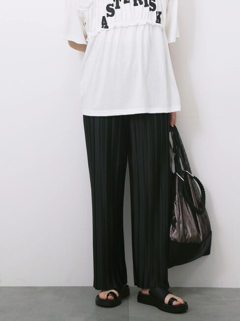 Samansa Mos2 blue「◎柄アソートプリーツパンツ」|その他|