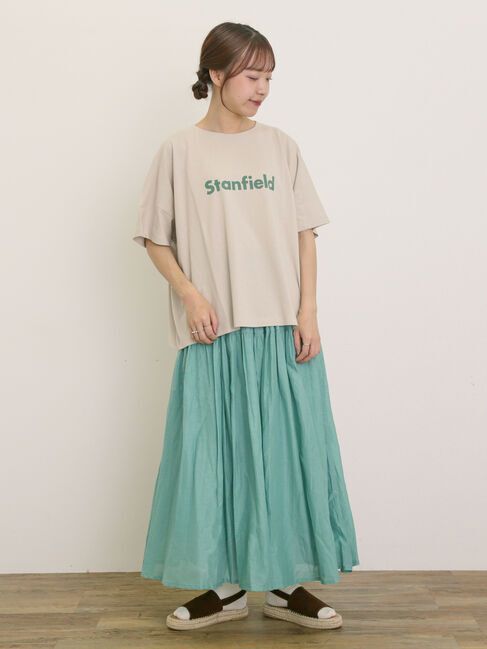 Samansa Mos2「ロゴアソートプリントゆるTシャツ」|Tシャツ・カットソー|