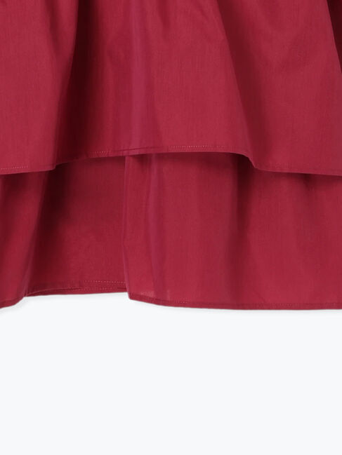 Samansa Mos2 blue「【接触冷感】ドッキングティアードプルオーバー」|Tシャツ・カットソー|