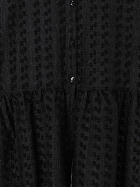 Samansa Mos2 blue「前後2wayジャカードペプラムノースリーブブラウス」|シャツ・ブラウス|