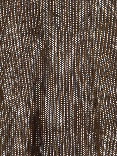 Samansa Mos2 blue「メッシュプルオーバー」|ニット・セーター|