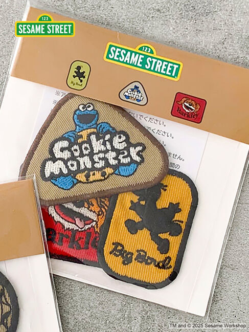 SM2「【SESAME STREET meets SM2】3枚入りワッペンセット」|その他|ブルー