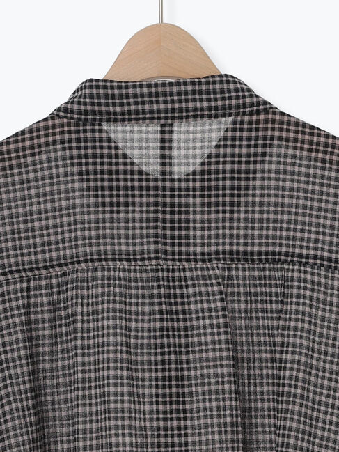 SM2「コットンボイルシアードルマンスリーブチェックシャツ」|シャツ・ブラウス|