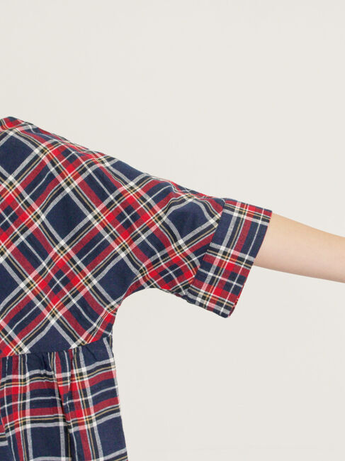 Samansa Mos2「◎チェック柄前後2WAYブラウス」|シャツ・ブラウス|