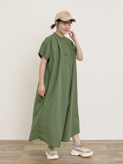 Samansa Mos2「◎【S/Mサイズ】ダブルボタンワンピース」|ワンピース|