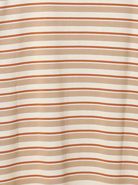 SM2「マルチボーダー袖スリットリボンTシャツ」|Tシャツ・カットソー|