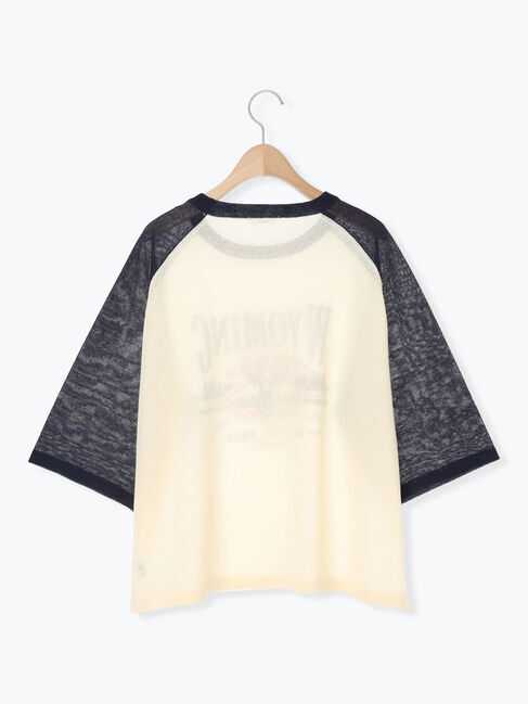 SM2「ラグランスリーブプリントシアーニット」|ニット・セーター|