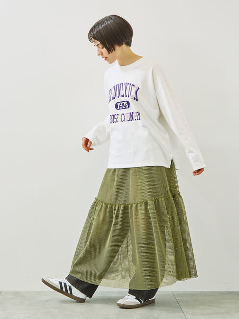 SM2「柄アソートフロッキープリントロングTシャツ」|Tシャツ・カットソー|