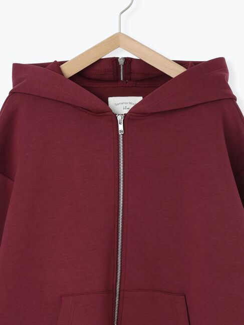 Samansa Mos2 blue「ダンボールフードジャケット」|その他|