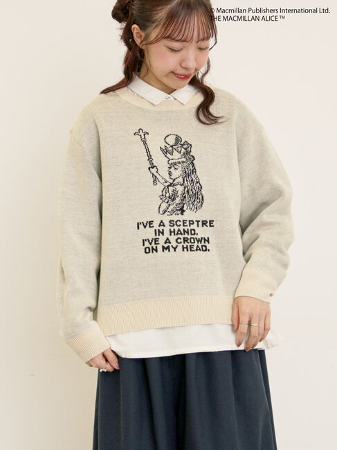 Samansa Mos2「【Alice&times;Samansa Mos2】ジャカードニット」|ニット・セーター|