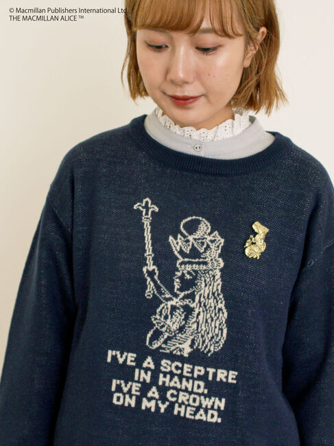 Samansa Mos2「【Alice&times;Samansa Mos2】ジャカードニット」|ニット・セーター|