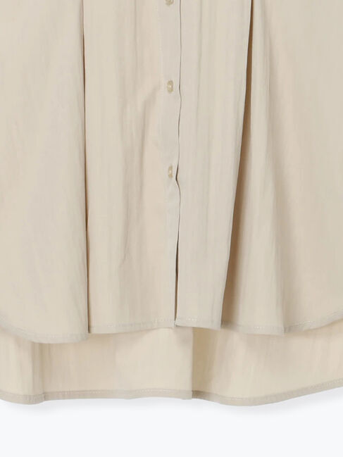 Samansa Mos2 blue「◎マットサテンタックシャツ」|シャツ・ブラウス|