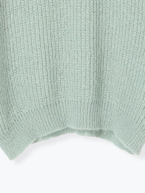 Samansa Mos2「フリルカラーニット」|ニット・セーター|