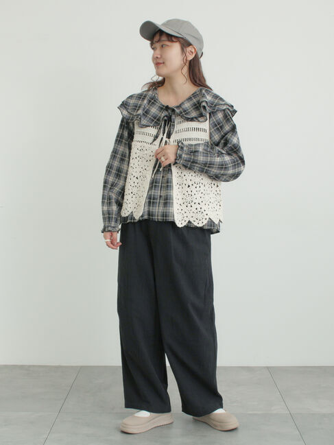 Samansa Mos2「綿麻コクーンパンツ」|その他|