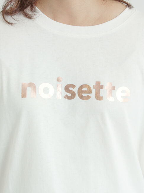 Samansa Mos2「【接触冷感】箔プリントTシャツ」|Tシャツ・カットソー|