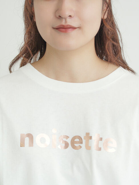 Samansa Mos2「【接触冷感】箔プリントTシャツ」|Tシャツ・カットソー|