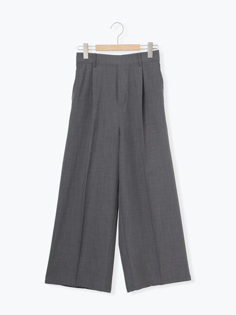 Samansa Mos2「【イージーケア、接触冷感】タックワイドパンツ」|その他|