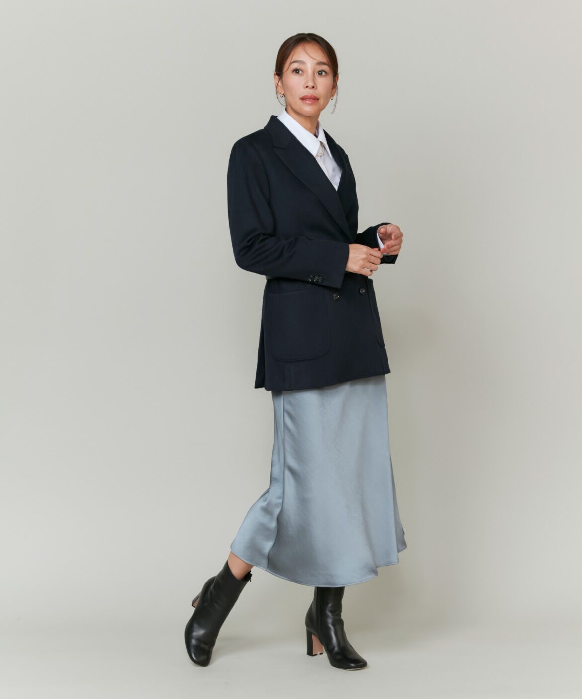 INED「《大きいｻｲｽﾞ》ｶｼﾐﾔﾀﾞﾌﾞﾙﾌﾞﾚｽﾄｼﾞｬｹｯﾄ《大草直 」|テーラードジャケット|