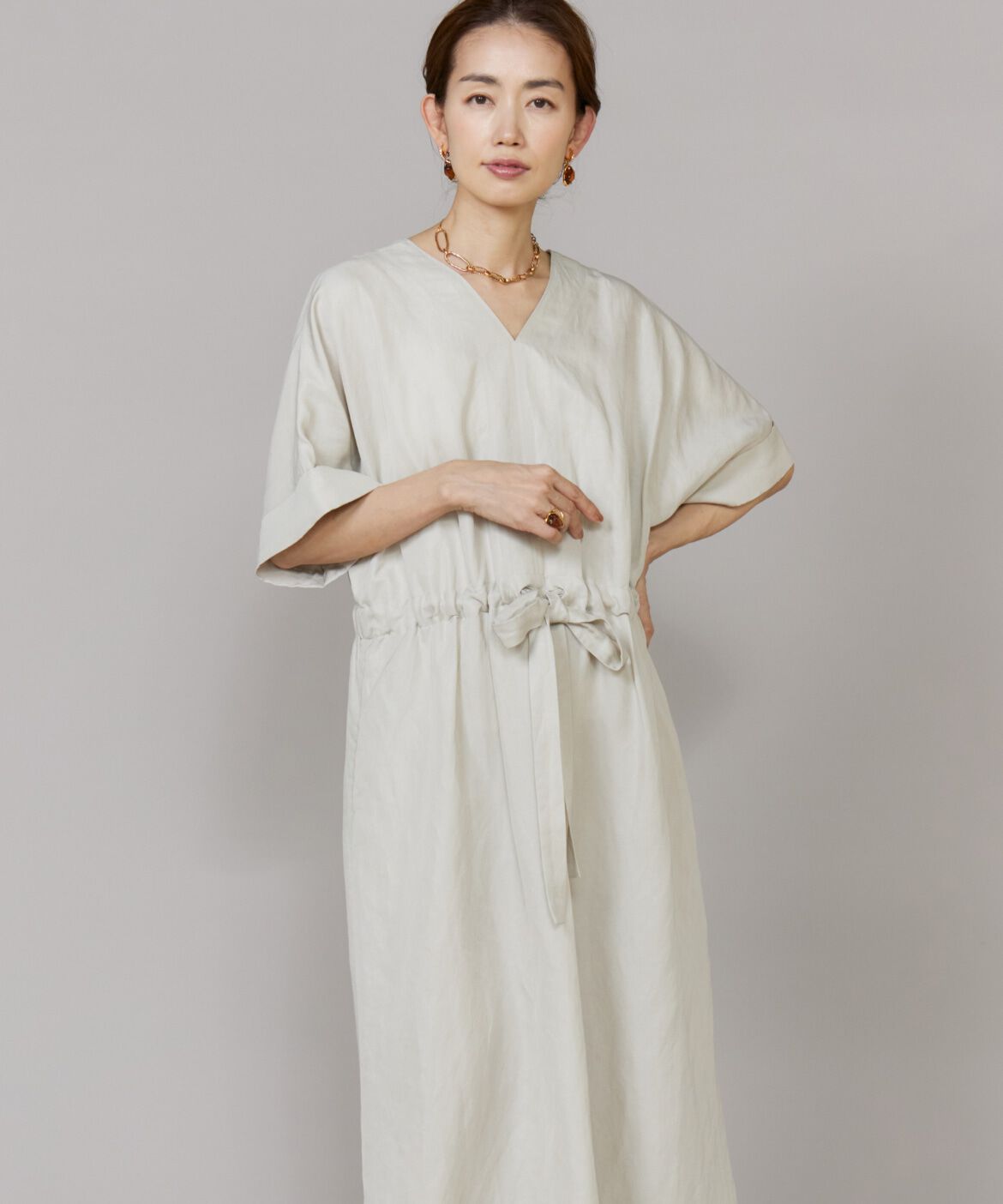 Le Souk「ギャザーウエストワンピース」|ワンピース|