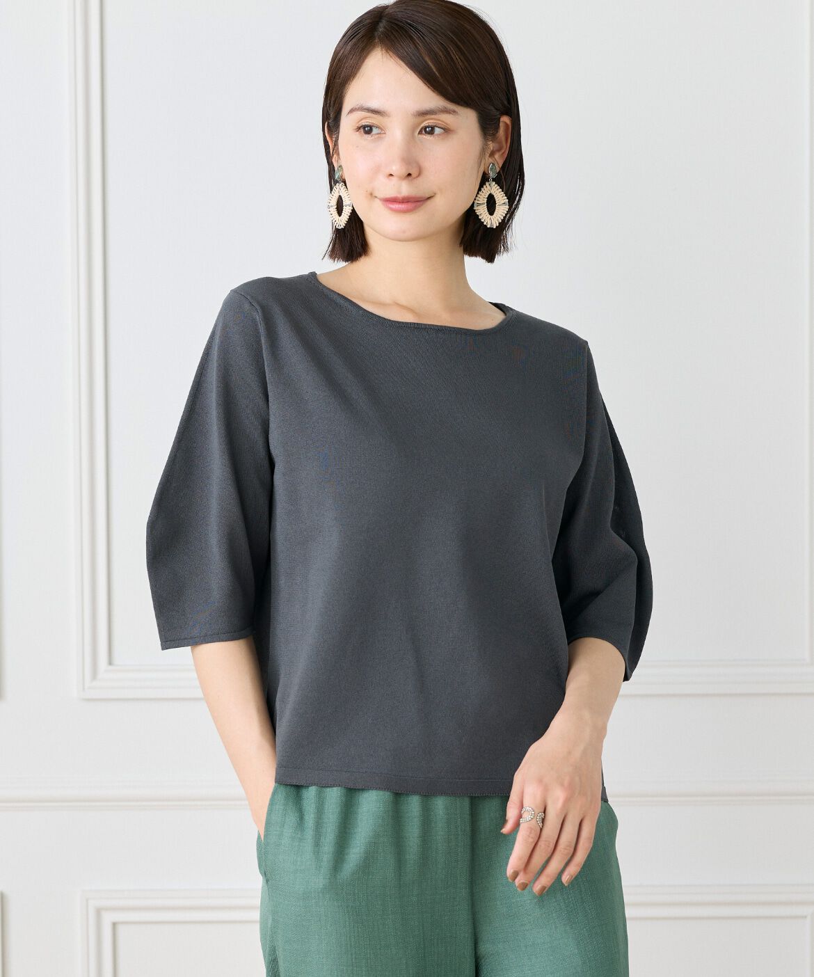 Le Souk「ボートネックプルオーバー」|ニット・セーター|