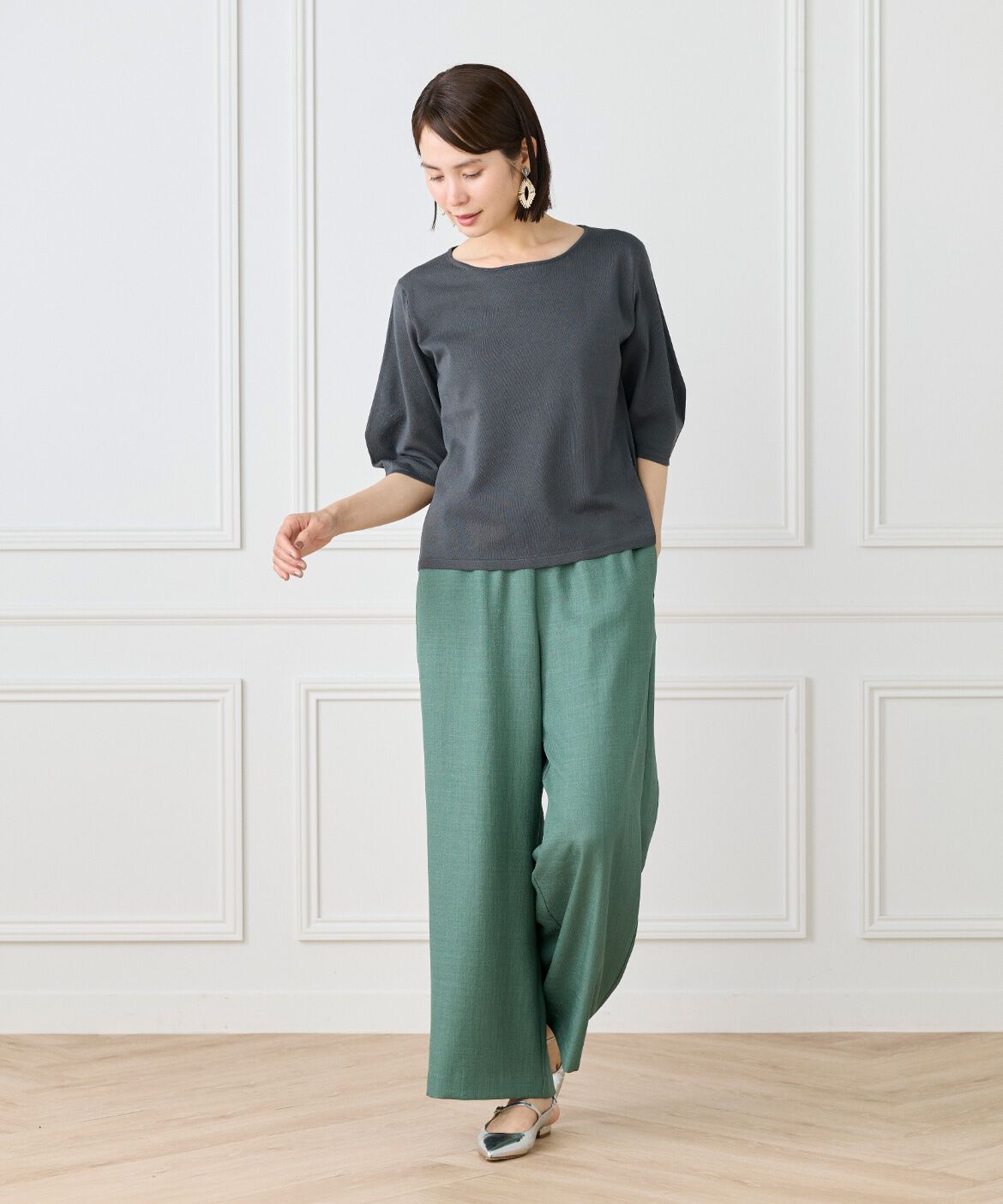 Le Souk「ボートネックプルオーバー」|ニット・セーター|