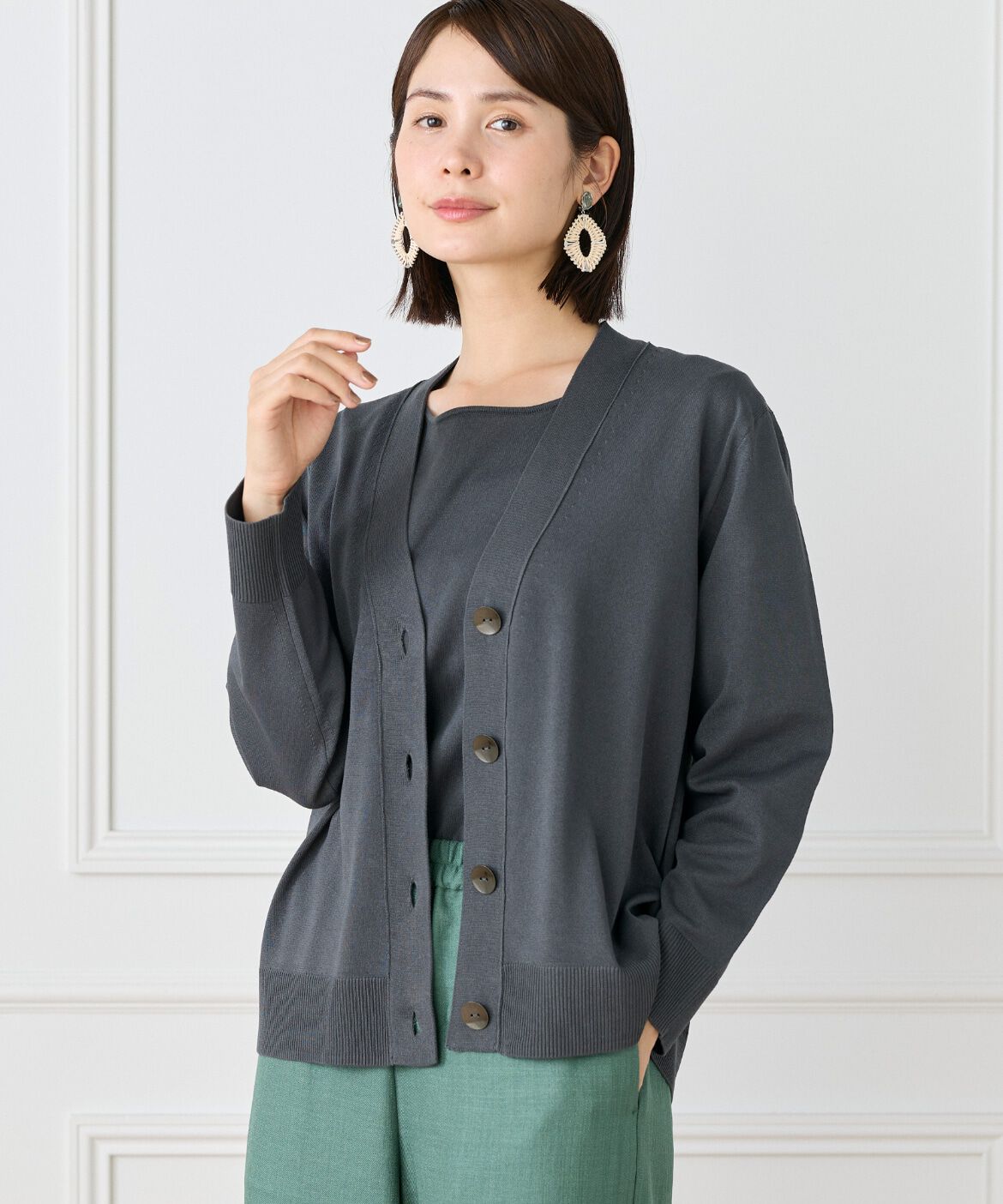 Le Souk「Vネックカーディガン」|カーディガン|スミクロ5