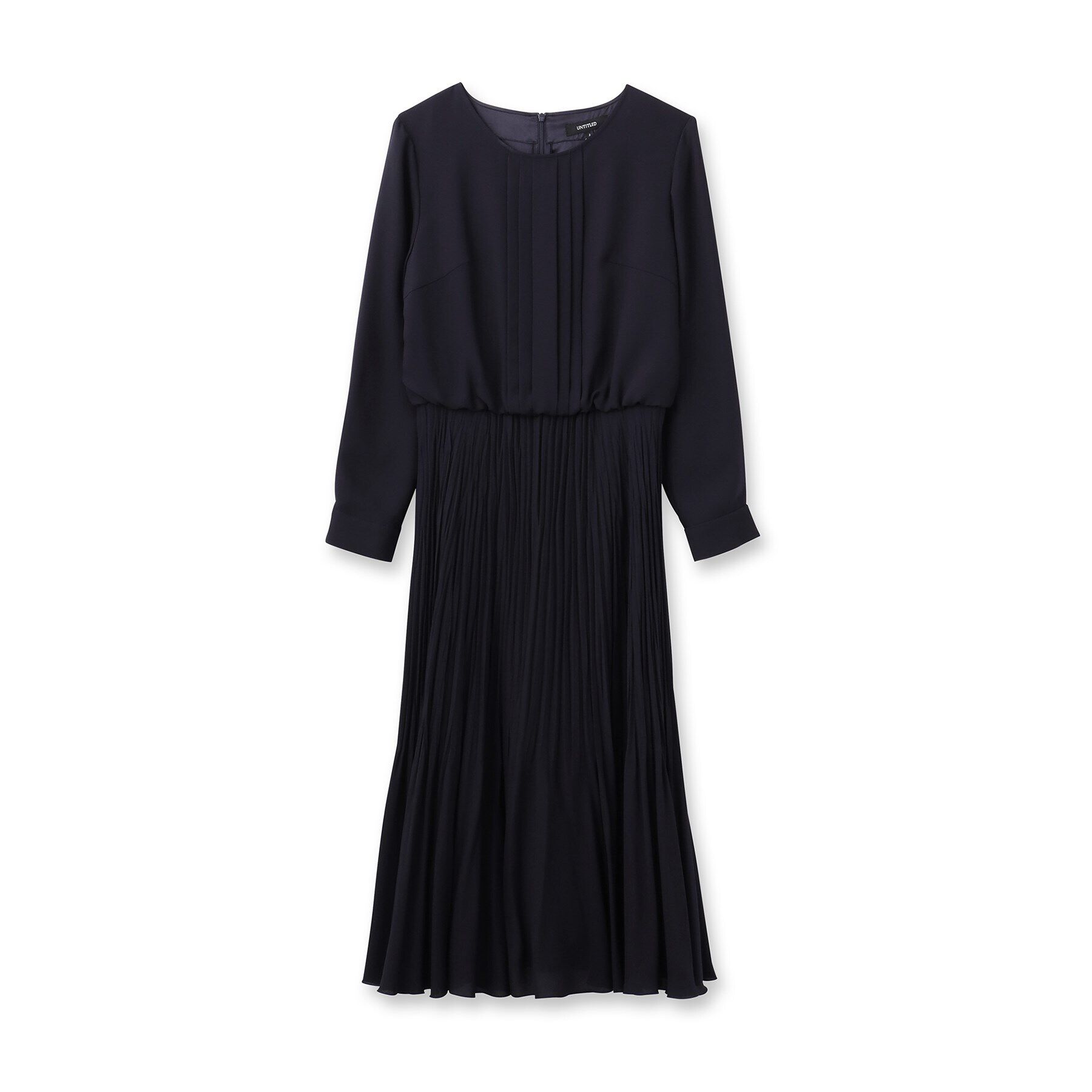 UNTITLED「【通勤】ジョーゼット プリーツワンピース」|ワンピース|
