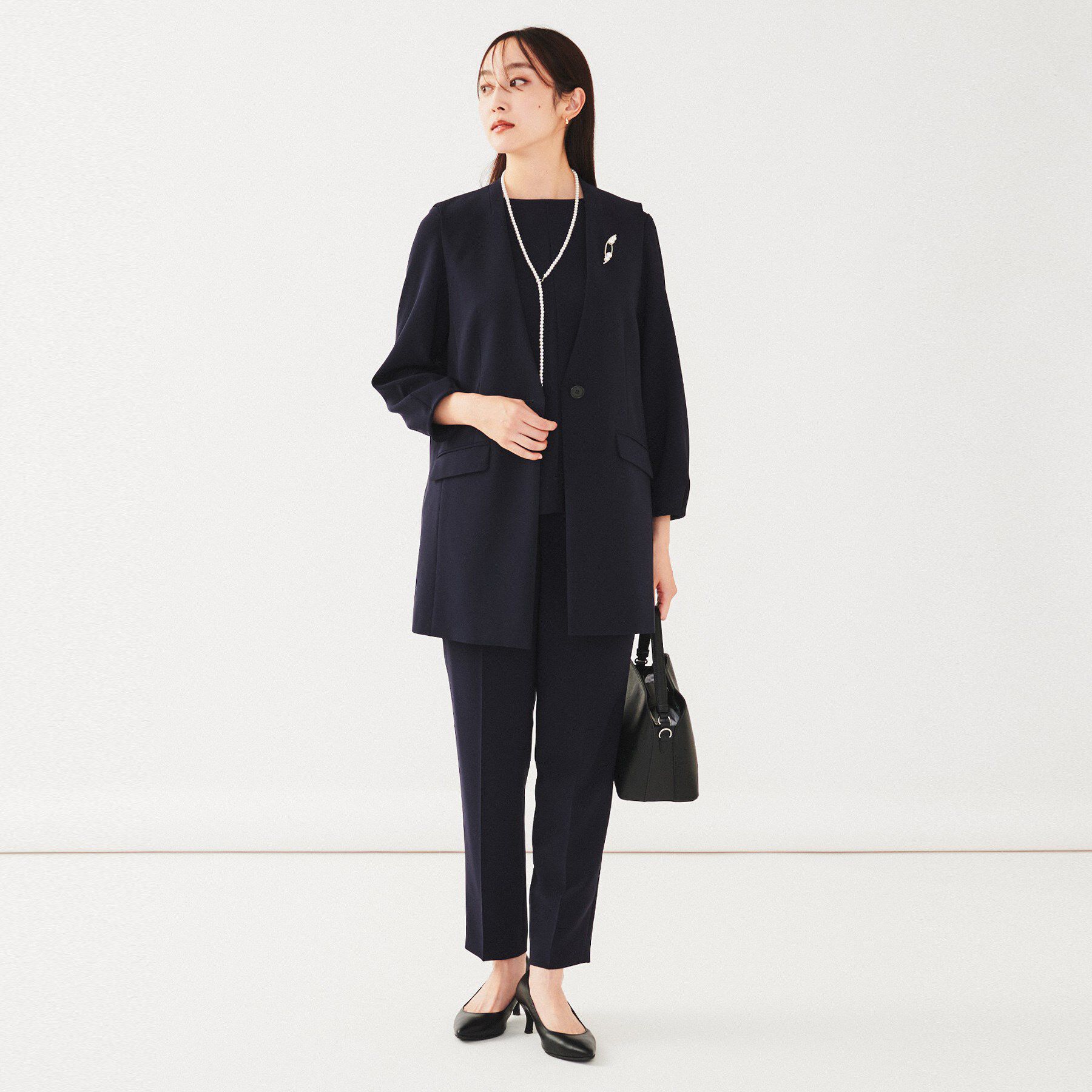 UNTITLED「【セットアップ可能】ペプラムブラウス」|シャツ・ブラウス|