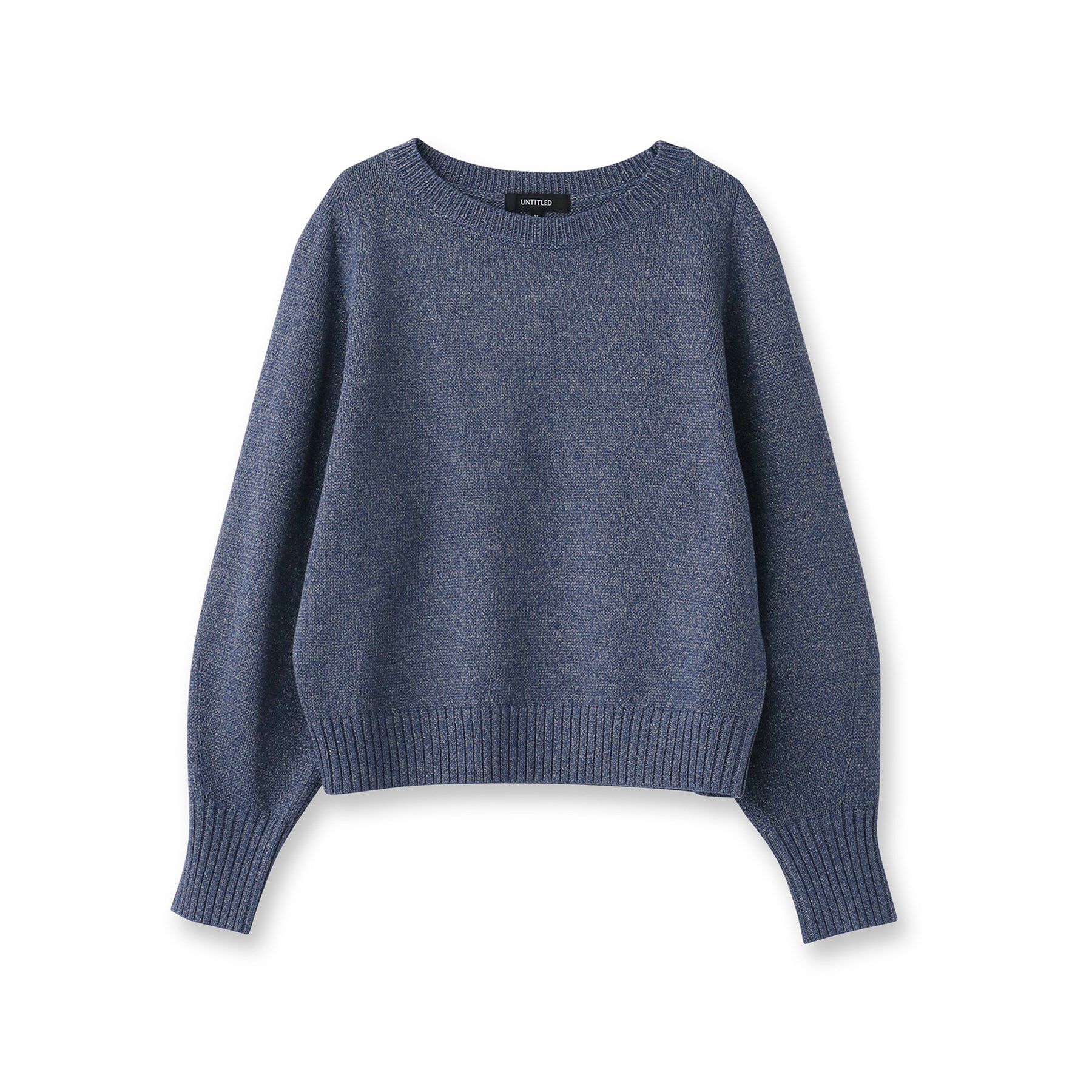UNTITLED「【アンサンブル可能/ラメ調】シャイニーセミラグランプルオーバーニット」|ニット・セーター|